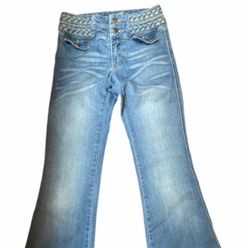 Sun And Shadow Girls High Waisted Jean